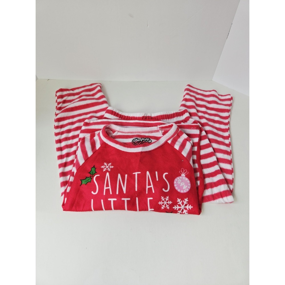 Shopkins Christmas soft long sleeve shirt cozy NWT sz XS 4/5 sleepwear pajamas